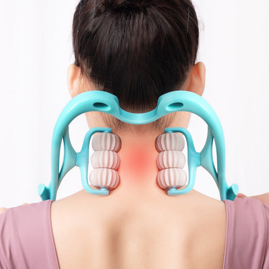6-Wheel Neck Massager â Instant Tension Relief