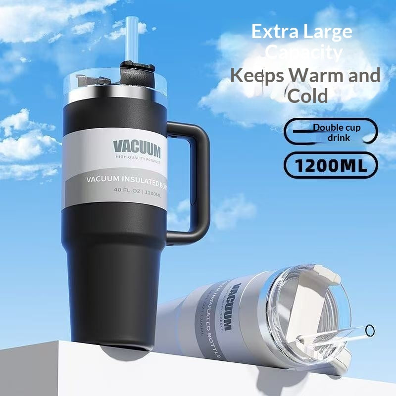 40oz Insulated Tumbler — Keeps Drinks Cold 24 Hours