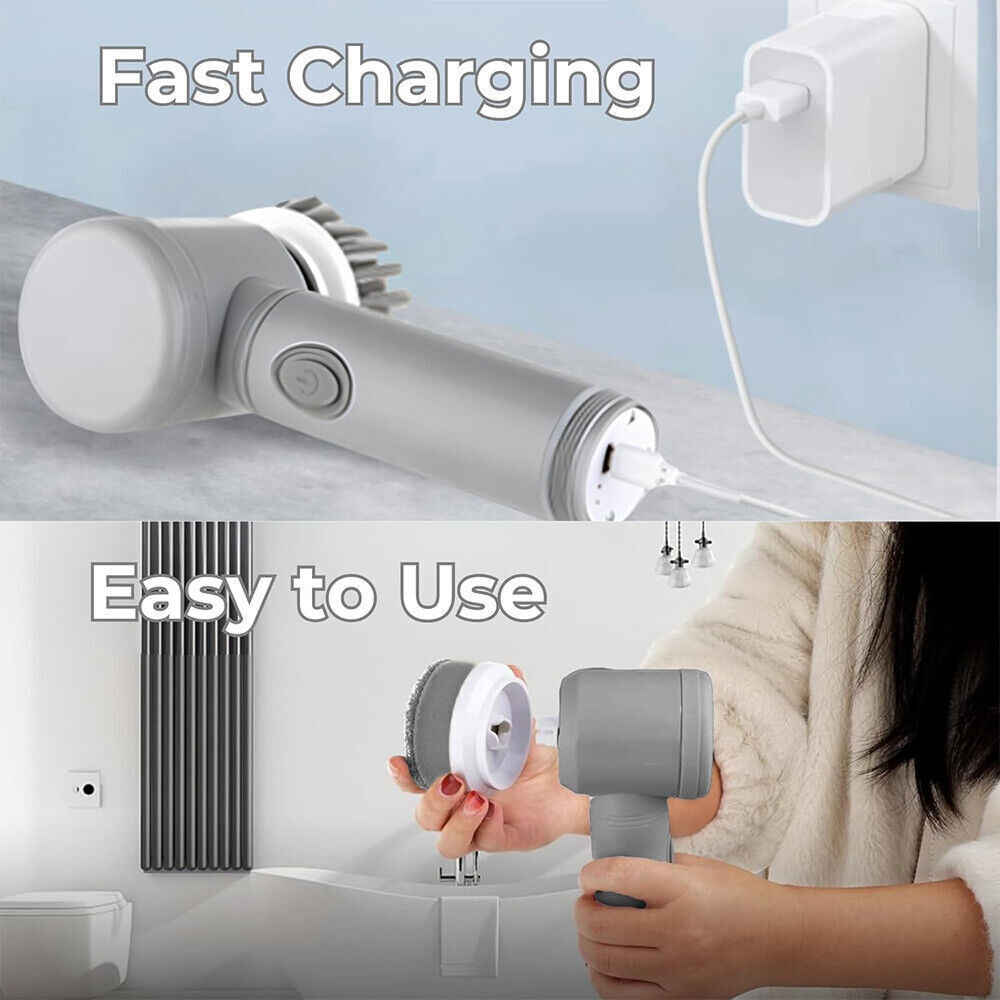 Cordless Spin Scrubber — Effortless Deep Clean