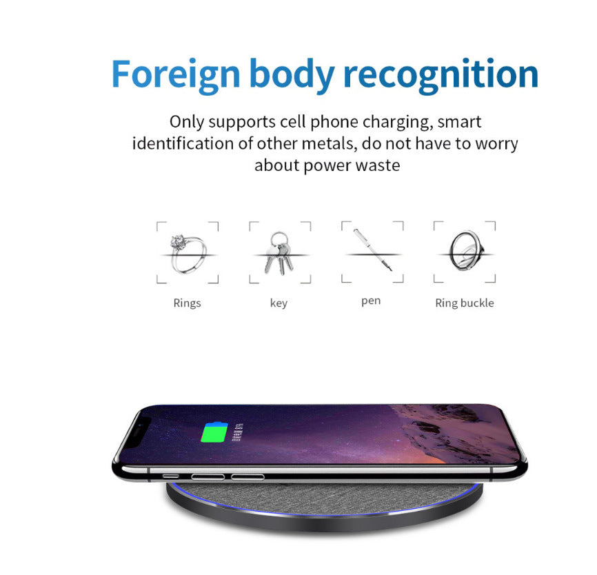 Wireless Fast Charger — Works With iPhone & Android