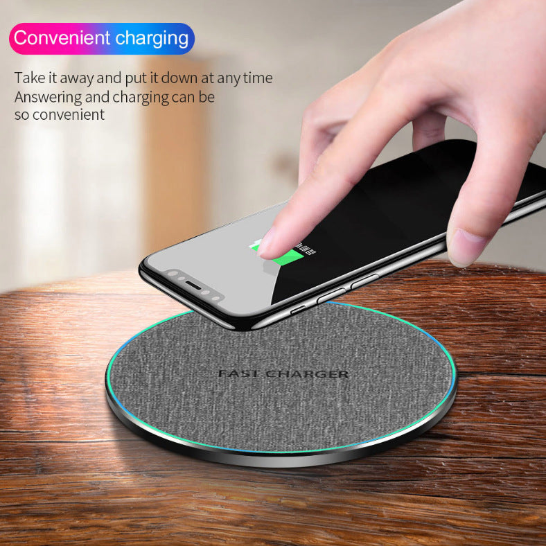 Wireless Fast Charger — Works With iPhone & Android