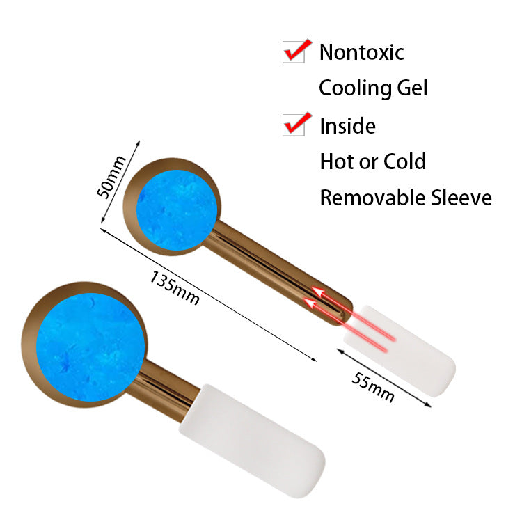 Stainless Ice Roller — Cooling Face De-Puff Tool