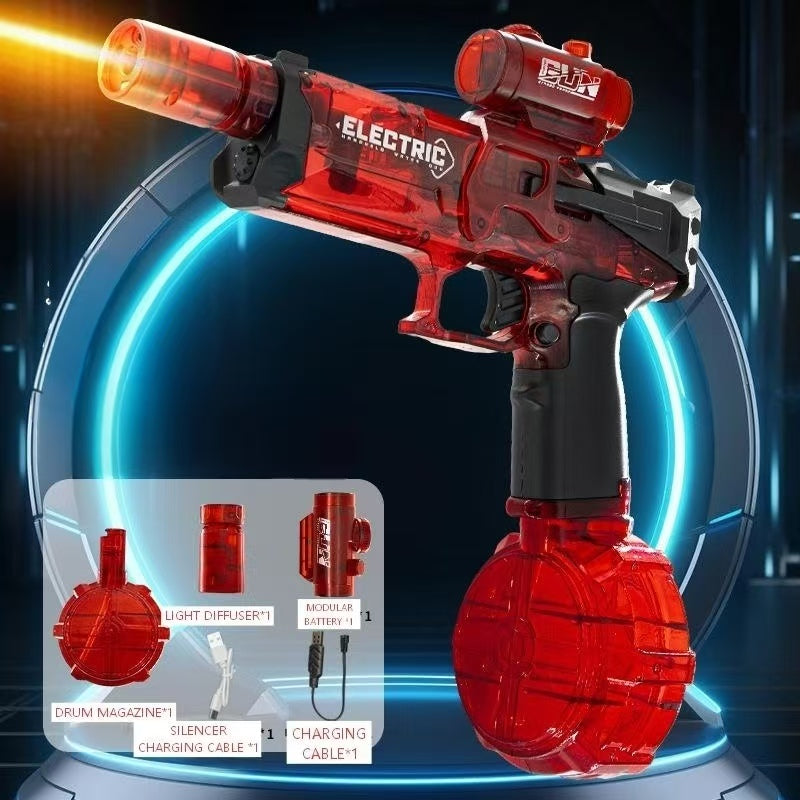 Electric Water Gun — Rapid Auto-Blast, No Pumping
