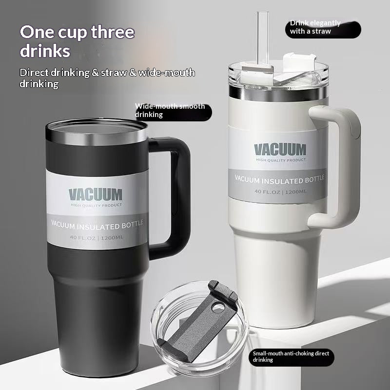 40oz Insulated Tumbler — Keeps Drinks Cold 24 Hours