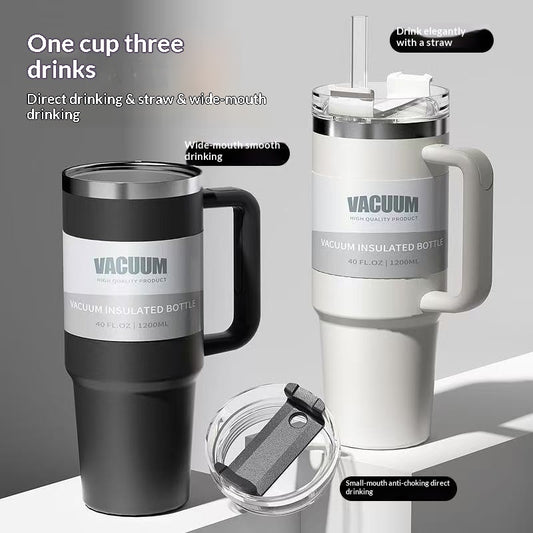 40oz Insulated Tumbler — Keeps Drinks Cold 24 Hours