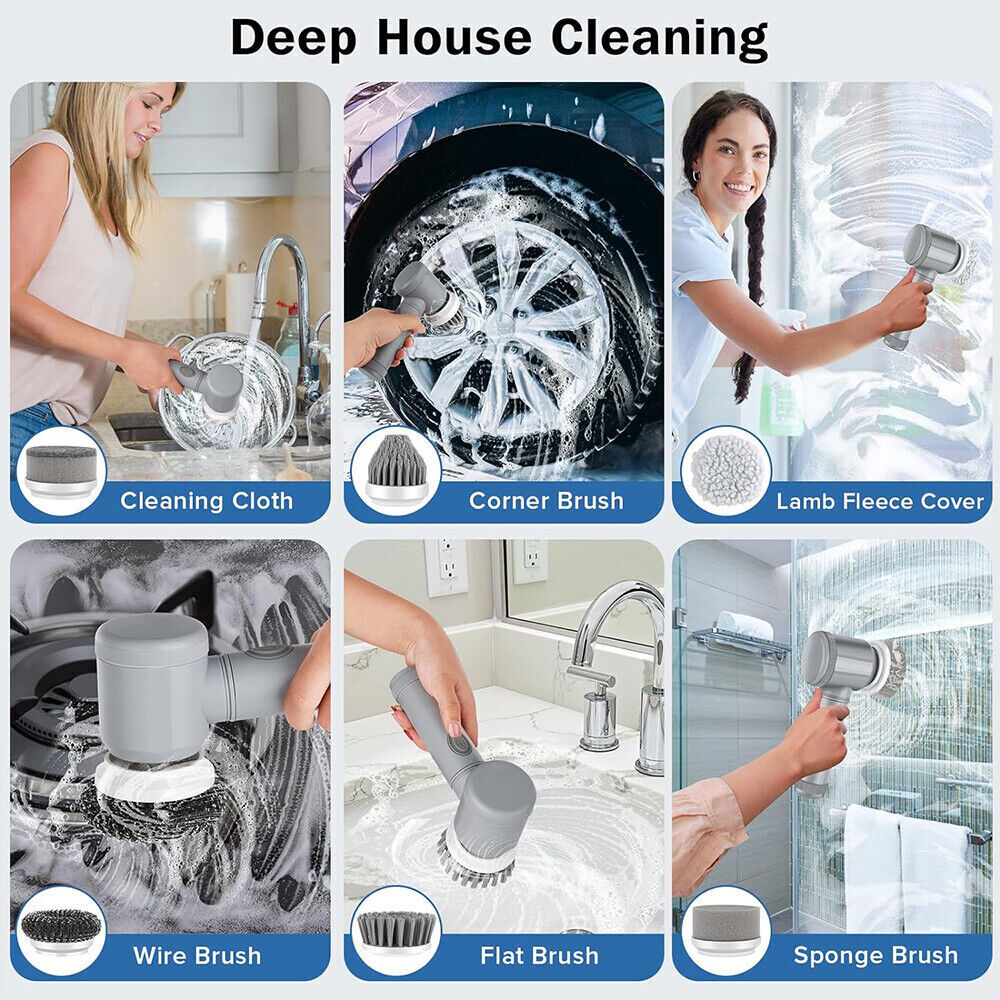 Cordless Spin Scrubber — Effortless Deep Clean